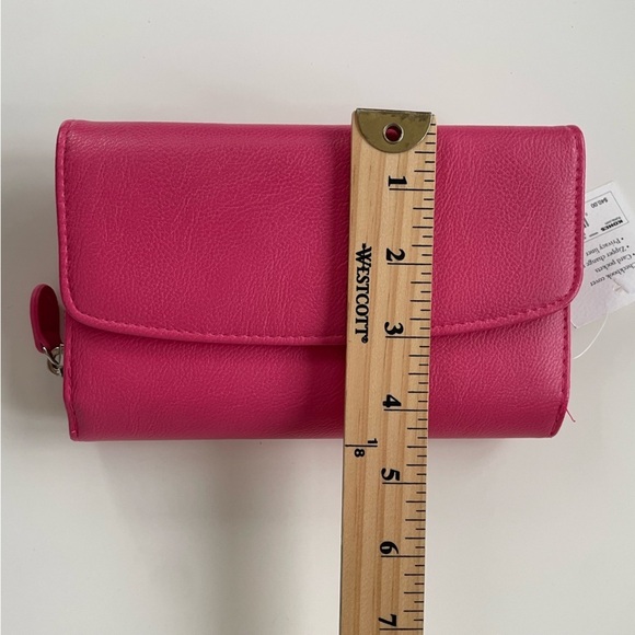 Croft & Barrow Hot Pink Safe Keeper RFID-Blocking Wallet Clutch, New with Tags! - Picture 6 of 9
